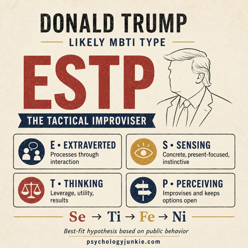 Donald Trump MBTI type: ESTP