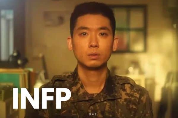 Cho Suk Bong from D.P. is an INFP character