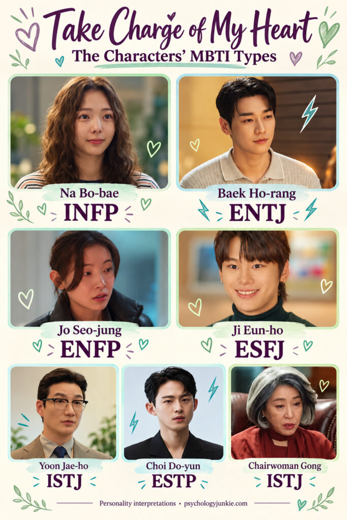 Take Charge of My Heart MBTI Types Chart